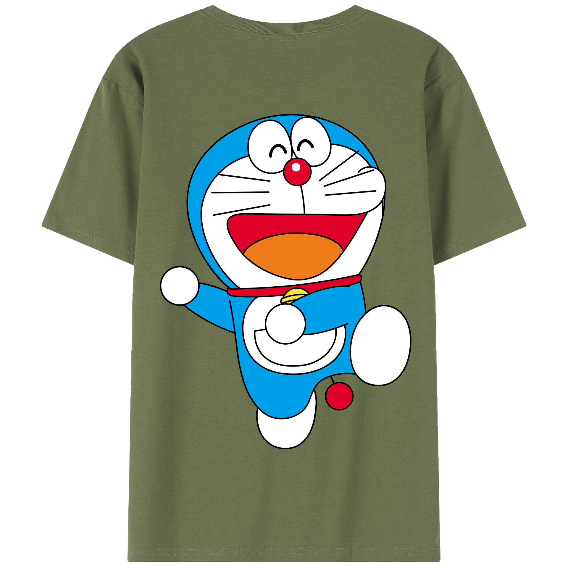 （画像用） ドラえもん Doraemon 綿100％半袖Tシャツ（背面プリント）